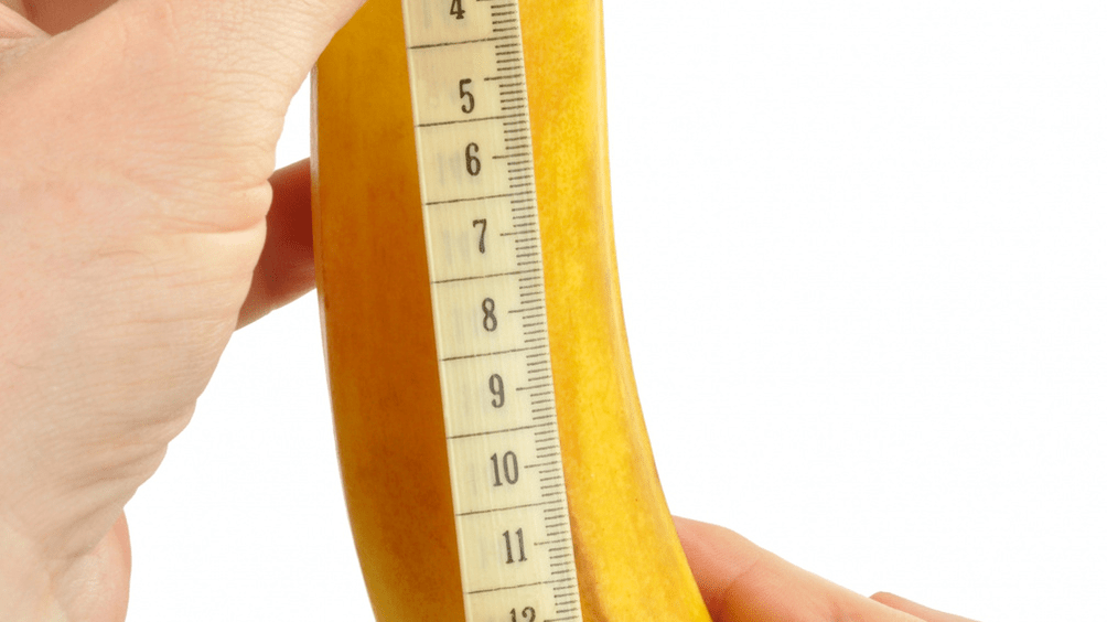 mierząc rozmiar centymetrem